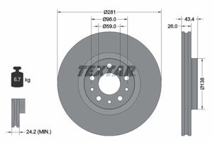 Remschijf 92304803