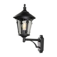 Wandlamp Virgo opwaarts mat zwart 51 cm
