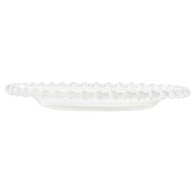 Eetbord Home ESPRIT Transparant Kristal 15,6 x 15,6 x 1,7 cm