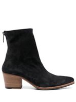 Alberto Fasciani bottines en daim 60 mm - Noir