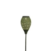 Fakkel solar metaal 78x10 cm sage groen Anna's Collection - Annas collection