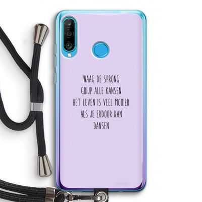 Sprong: Huawei P30 Lite Transparant Hoesje met koord