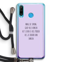 Sprong: Huawei P30 Lite Transparant Hoesje met koord