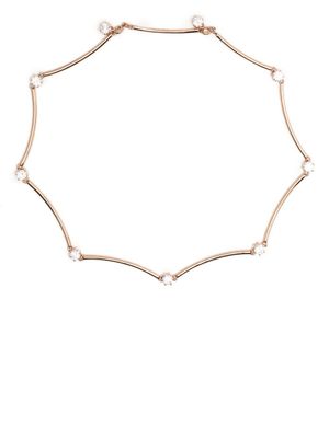 Swarovski collier Constella serti de cristaux - Or