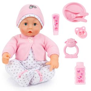 Babypop Lisa met 50 zinnen - 46 cm
