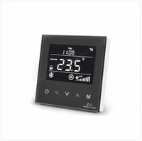 MCO Home Thermostaat voor 2-pijps ventilator - Zwart