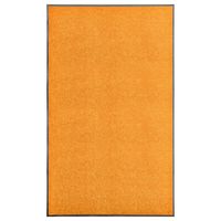 Deurmat wasbaar 90x150 cm oranje - thumbnail