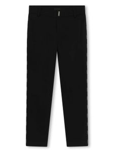 Givenchy Kids pantalon Ceremony à coupe fuselée - Noir