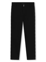 Givenchy Kids pantalon Ceremony à coupe fuselée - Noir