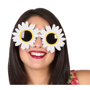 Carnaval/verkleed party bril Flowers - Tropisch/hawaii thema - plastic - volwassenen