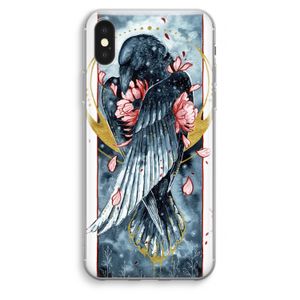 Golden Raven: iPhone XS Max Transparant Hoesje