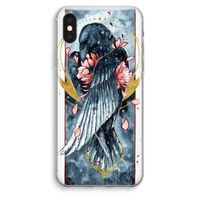Golden Raven: iPhone XS Max Transparant Hoesje