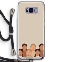 Girls girls girls: Samsung Galaxy S8 Plus Transparant Hoesje met koord