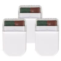 Camouflage army/leger schmink stift - 3x stuks - bruin/groen - waterbasis - Militairen