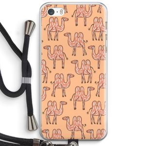 Kameel: iPhone 5 / 5S / SE Transparant Hoesje met koord