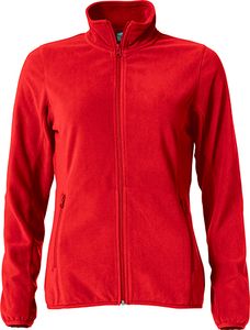 Clique 023915 Basic Micro Fleece Jacket Ladies - Rood - S