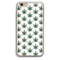 Weed: iPhone 6 Plus / 6S Plus Transparant Hoesje