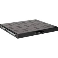 ROLINE 19-inch plank 1 U , Uitschuifbaar 350mm diep 25 kg zwart