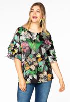 Yoek Blouse volantmouwen STACY | Multi | Maat 54/56