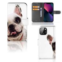 iPhone 13 Mini | Telefoonhoesje | Met pasjeshouder | Franse Bulldog