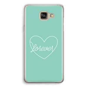 Forever heart pastel: Samsung Galaxy A5 (2016) Transparant Hoesje