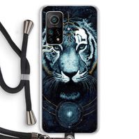 Darkness Tiger: Xiaomi Mi 10T 5G Transparant Hoesje met koord