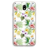 Gele kuif: Samsung Galaxy J7 (2017) Transparant Hoesje