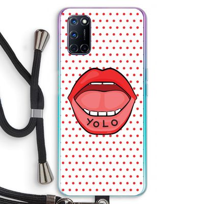 Yolo Denise: Oppo A52 Transparant Hoesje met koord