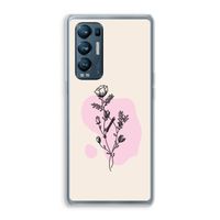 Roses are red: Oppo Find X3 Neo Transparant Hoesje Roses are red: Oppo Find X3 Neo Transparant Hoesje