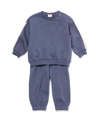 HEMA Baby kleding sweatset blauw (blauw)