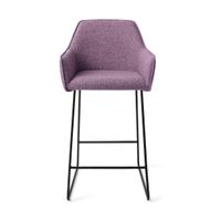 Jesper Home Hofu barkruk H65 slide black Violet Daisy