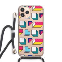 8-bit N°7: iPhone 11 Pro Transparant Hoesje met koord