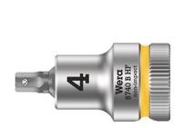 Wera 8740 B HF Binnenzeskant Zyklop Bitdop met 3/8"-aandrijving met vasthoudfunctie, 4,0 x 35 mm - 1 stuk(s) - 05003031001