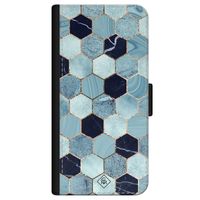 iPhone 12 mini flipcase - Blue cubes