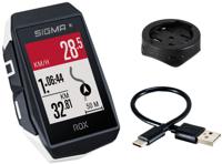 Sigma rox 11.1 evo gps zw/wit standaard stuurhouder + usb-c laadkabel