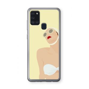 Summer: Samsung Galaxy A21s Transparant Hoesje