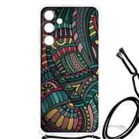 Samsung Galaxy A25 Doorzichtige Silicone Hoesje Aztec - thumbnail