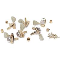 Gotoh SD-90 Keystone MG-T Gold locking stemmechanieken 3x3 (set van 6 stuks)