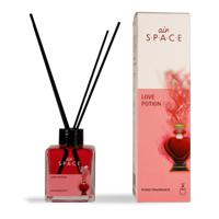 Air Space - Parfum - Geurstokjes - Huisgeur - Huisparfum - Love Potion - Vierkant - 100ml - thumbnail