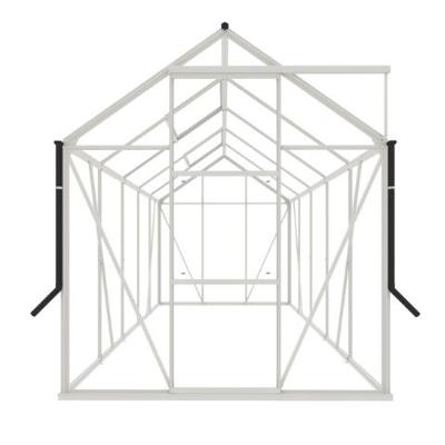 Tuinkas Kate III wit 3 mm veiligheidsglas - Royal well