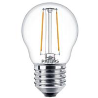 Philips Lighting 34776200 LED-lamp Energielabel E (A - G) E27 Kogel 2 W = 25 W Warmwit (Ø x l) 45 mm x 78 mm 1 stuk(s) - thumbnail