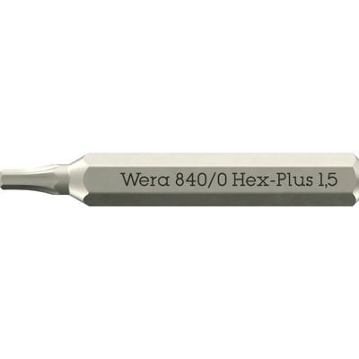 Wera 840 Micro Inbus-bit 1.5 mm 1 stuk(s)