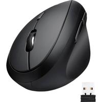 Perixx PERIMICE-619 Ergonomische muis Bluetooth Zwart 1000 dpi, 1600 dpi, 2400 dpi Geluidsarme toetsen