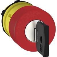 Schneider Electric ZB5AS934 ZB5AS934 Paddestoelschakelaar 1 knop Sleutel-ontgrendeling 1 stuk(s)