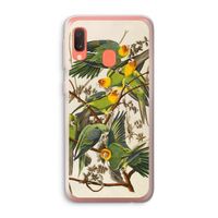 Carolinaparkiet: Samsung Galaxy A20e Transparant Hoesje