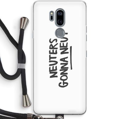 Neuters: LG G7 Thinq Transparant Hoesje met koord