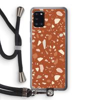 Terrazzo N°22: Samsung Galaxy A31 Transparant Hoesje met koord