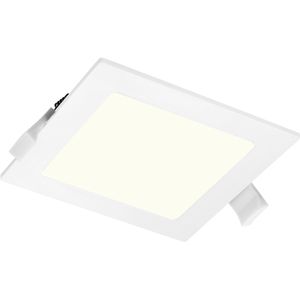 LED Downlight Slim Pro - Aigi Suno - Inbouw Vierkant 18W - Natuurlijk Wit 4000K - Mat Wit - Kunststof