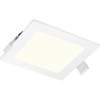 LED Downlight Slim Pro - Aigi Suno - Inbouw Vierkant 18W - Natuurlijk Wit 4000K - Mat Wit - Kunststof