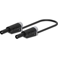 Electro PJP 2712-IEC-CD1-25N Meetsnoer Bananenstekker 4 mm 25 cm Zwart 1 stuk(s)